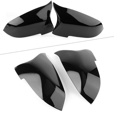 Rearview Mirrors Cover Mirror TrimFor BMW F10 F11 F06 F01 F07 LCI Glossy Black