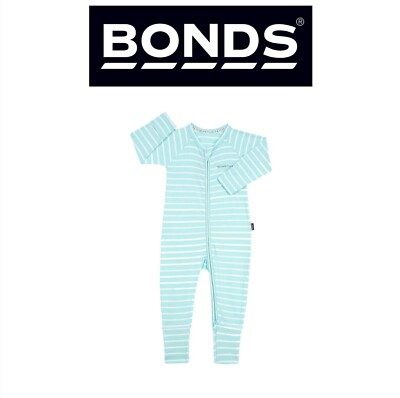 Bonds Baby Zip Wondersuit Soft Cosy Stretchy Fabric Logo