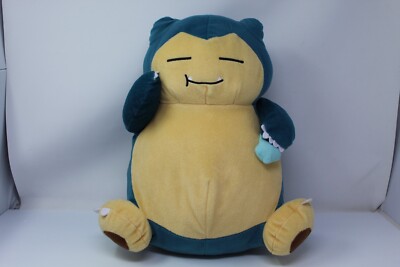 Pokemon Snorlax Mogu Mogu Time Mecha Big Plush Doll Banpresto 17