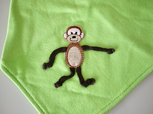 Kids handkerchief / triangular handkerchief / 100% Bw, Pattern