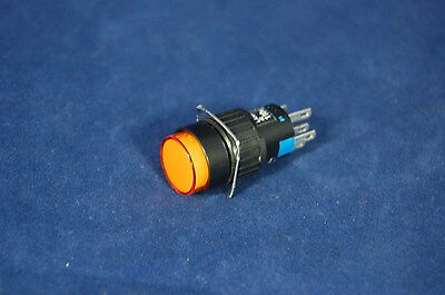 Details about   2PCS 16MM GREEN  ROUND MAINTAINED PUSH BUTTON LED ILLUMINATED 110V AC/DC 5 PINS