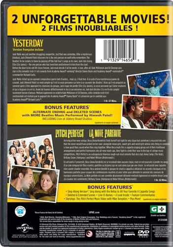 Yesterday / Pitch Perfect Movie Collection (DVD) Sophia Di Martino (US IMPORT) - Picture 2 of 2