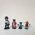 Vintage Marx Fairykins Goldilocks & The Three Bears 1960s Miniature Figurines