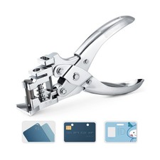 3 in 1 Badge Slot Hole Punch for ID Card: IMLIKE Handheld Card ... USA FAST SHIP
