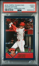 2019 Topps Transcendent Vip Shohei Ohtani Through The Years #2003 /50 PSA 9