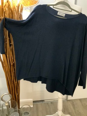 TIF TIFFY Dänemark Pullover A-Linie Gr. L/XL mit Kaschmir+Merino ungetr. (87)