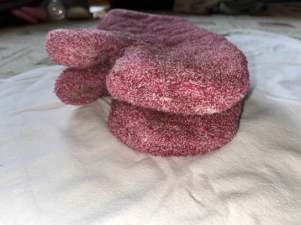 Pampered Chef Oven Mitts Terry Hot Pad Cranberry Red 1329 Retired Pro Chef - Image 4 of 4