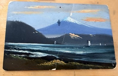 Japanisches Landschaftsgemälde   Mount Fuji im Morgenlicht   Originalkunstwerk