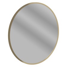 Signature Olivia Round Bathroom Mirror 600mm Diameter - Brushed Bronze