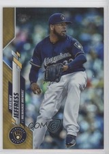 2020 Topps Jumbo Pack Exclusive Gold Foil Jeremy Jeffress #191 00ah