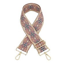 Adjustable Purse Bag Strap Wide Crossbody Strap Replacement Strap Extender Pink