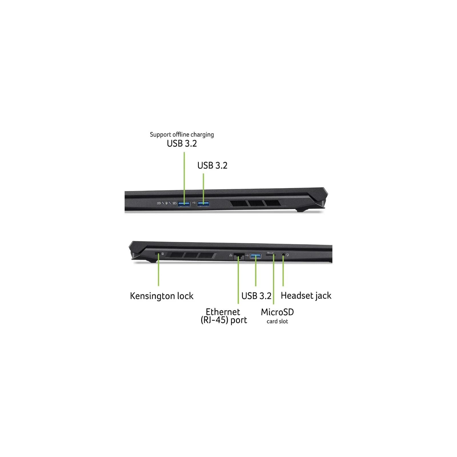 Acer Nitro V16 AI 16”WUXGA IPS 180Hz AMD Ryzen AI 5 240(OPEN SEAL) 10