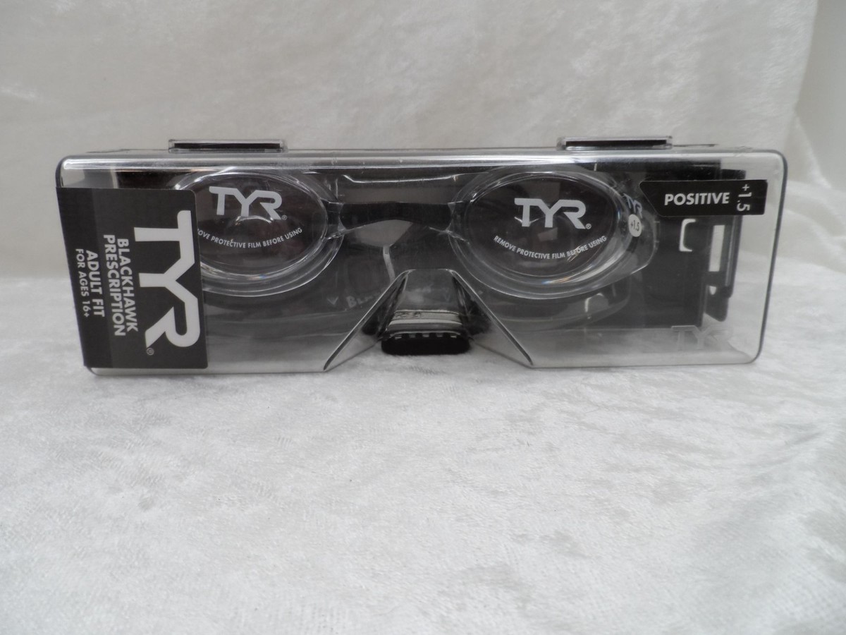 TYR Blackhawk Racing Swim Goggles Adult Fit Positive NEW