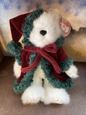 Ty Beanie Baby Klause Attic Treasures 2000 White Bear 9" White With Tag