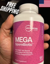 Microbiome Labs MegaSporeBiotic (180 Capsules) - Probioti 8/26 EXP!