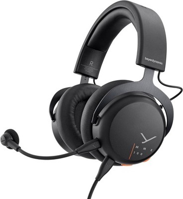 beyerdynamic MMX 100 Black Gaming Headset Closed-Back Studio Quality Wired Model