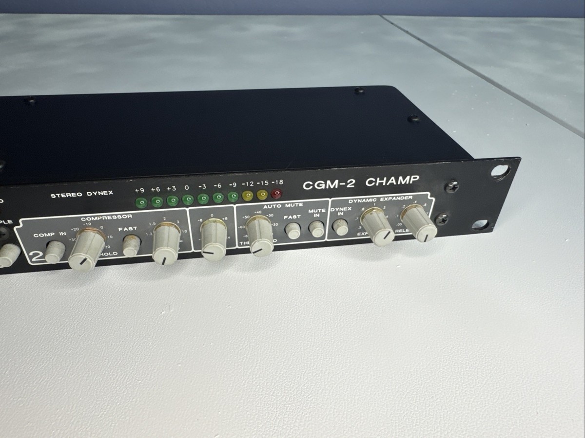 CAD CGM-2 CHAMP ステレオコンプレッサー/エキスパンダー Conneaut Audio Devices CAD CGM-2 CHAMP Rack Compressor Parts As Is
