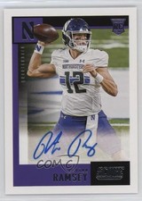 2021 Panini Chronicles Draft Picks Score Rookie Peyton Ramsey #SA-PRA Auto 8d2