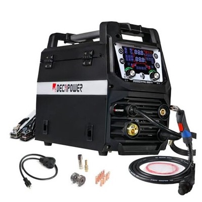 DECAPOWER 110V 220V Dual Voltage 200 amps gas gasless MIG Welder 3 SYNC-200 BV