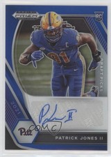 2021 Panini Prizm Draft Picks Blue 66/149 Patrick Jones II #DPA-PJO Auto 0t3i