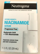 Neutrogena Hydro Boost Niacinamide Serum Hyaluronic Acid Fragrance Free 1oz New