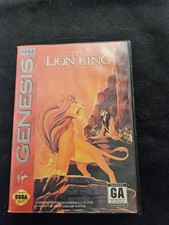 Sega Genesis Disney Lion King Game Cartridge W/ Case & Instructions