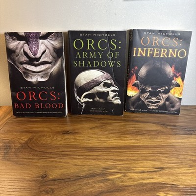 Complete Series Set ORCS: BAD BLOOD 1-3 Stan Nicholls Lot 3