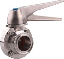 Butterfly Valve Stainless Steel 304 1 5 Inch Tri
