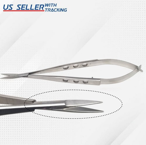 PREMIUM GERMAN Castroviejo Micro Scissors STR SURGICAL DENTAL EYE INSTRUMENTS - Picture 10 of 13