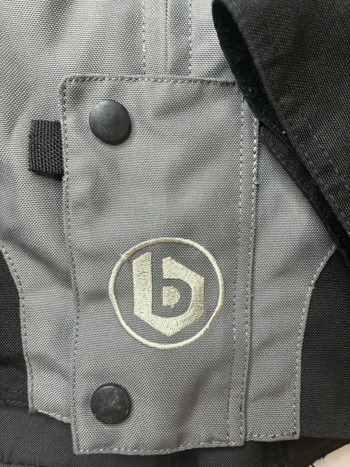 Chaqueta de equitación Borleni Motor Sports para hombre - gris/negro equipo de motocicleta  Foto 3 de 4