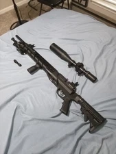 Benjamin Armada .25 Air Rifle - Black (BTAP25) kitted out pcp