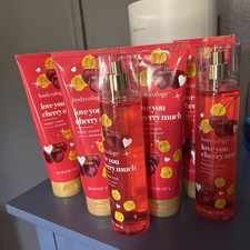 Bodycology Fragrance Body Mist And Cream, Love You Cherry Much, 8 fl oz X 8