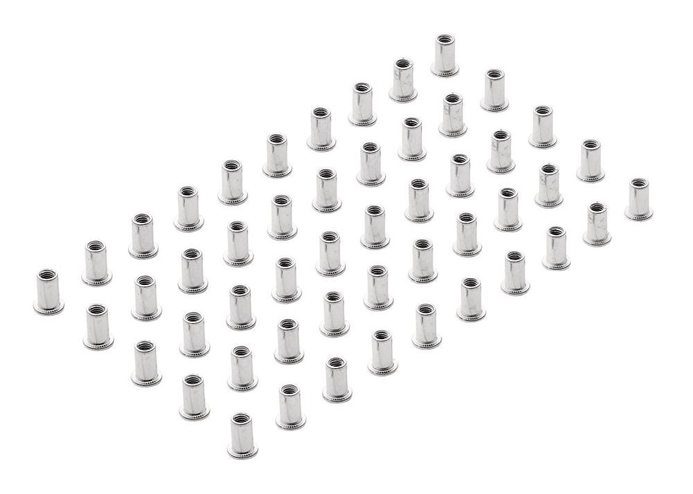 Draper 04052 Zinc Plated Threaded Insert Rivet Nuts, M5 x 0.8mm (Pack of 50)