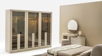 Schminktisch Set Konsole Spiegel Schlafzimmer Kleiderschrank Design Hocker Set