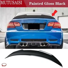For BMW 328i 335i E92 Coupe 07-13 Rear Spoiler Trunk Wing PSM Style (GlossBlack)