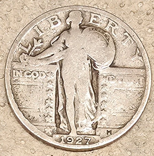 1927-S Standing Liberty Quarter Silver - Key Date
