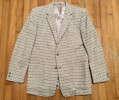 Vintage 1950s Atomic Fleck Blazer Jacket 36 Small 50s 