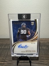 Panini 2020 Immaculate Rookie Autographs Ross Blacklock RA-RB /99 Texans TCU