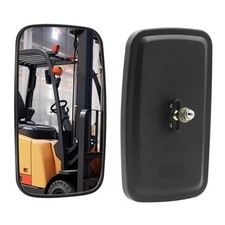 Tractor Mirrors,Forklifts Mirror, Universal Truck Mirror, Rear or Side Black