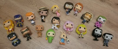 funko pop lot loose, Janice Joplin, weird Al, Batman, ET, Joker, 19 total
