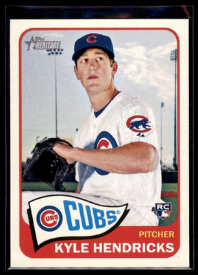 #ad #ad 2014 Topps Heritage High Number Kyle Hendricks RC #H571 Chicago Cubs $9.95