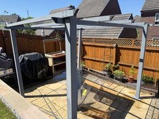 Outsunny 3x3m Pergola Without Canvas Shade