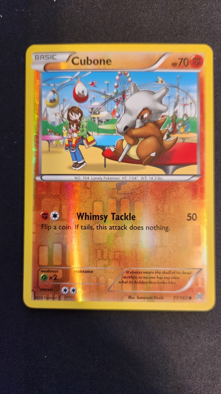 POKEMON CUBONE 77/162 REVERSE HOLO BREAKTHROUGH LP