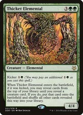 1x Thicket Elemental - NM - See Pic for Set - SPARROW MAGIC mtg