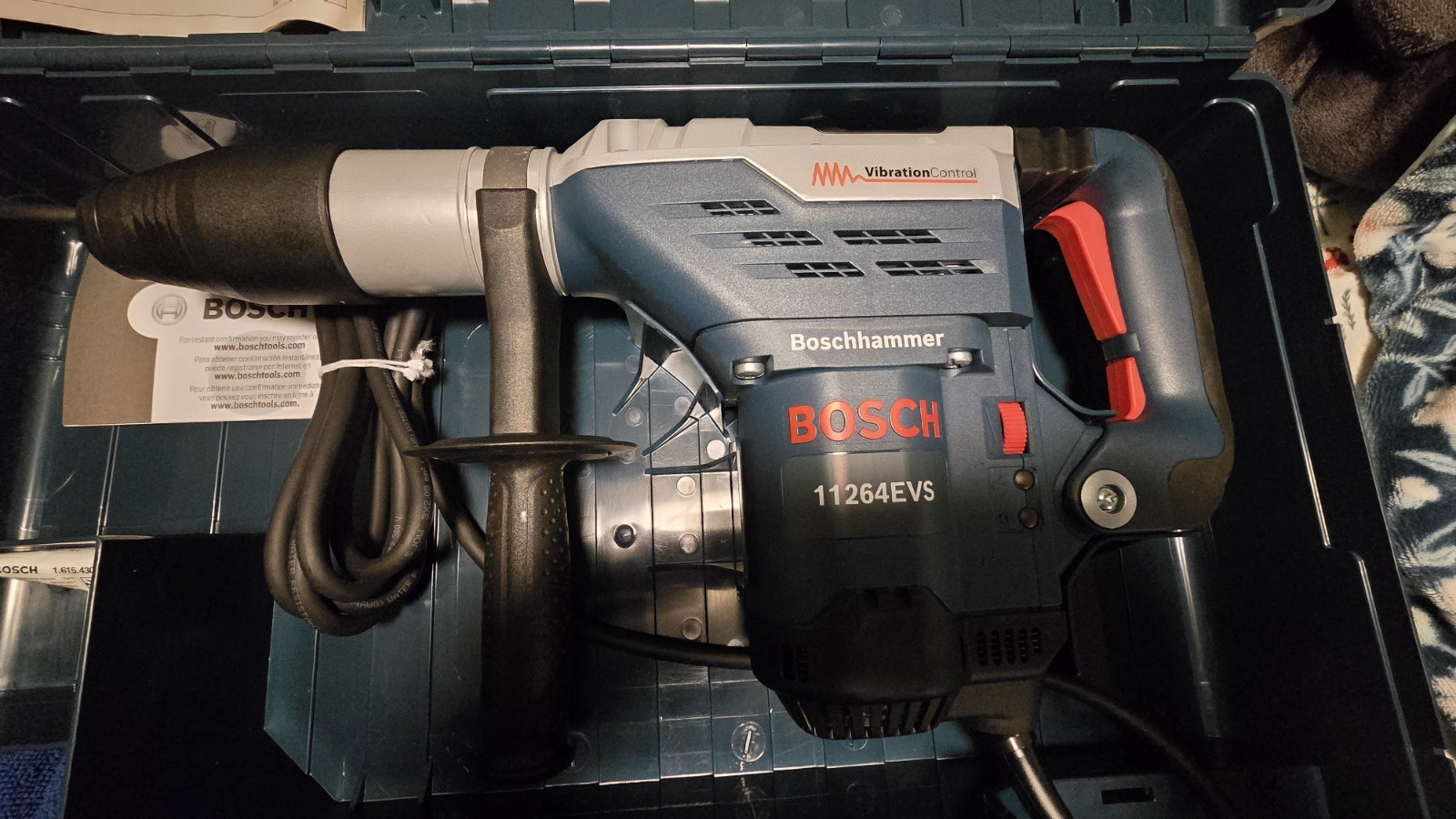 Bosch 11264EVS 120V 1-5/8-inch SDS-Max Combination Hammer
