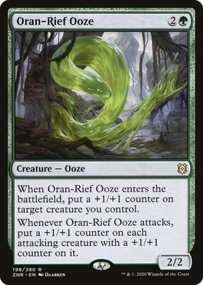 ORAN-RIEF OOZE 198 Zendikar Rising MTG Magic NM Rare