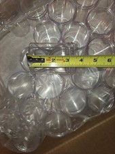 400 Clear Plastic Containers With Plastic Lids