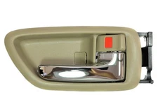 fits 2000 to 2004 Avalon Interior Door Handle Trim Right Front Rear Chrome Beige