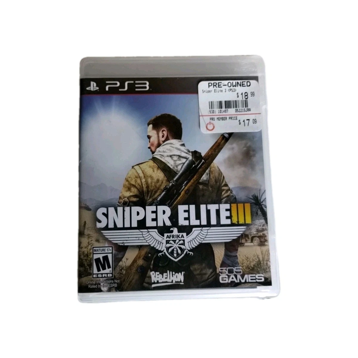 Sniper Elite III sur PlayStation 3