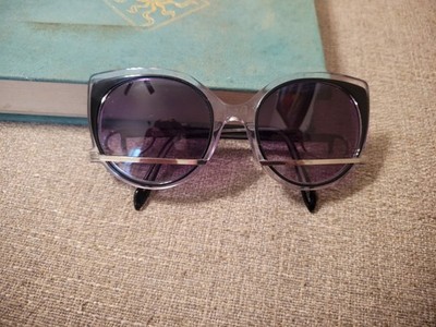 CHAMPION GWEN C01 CLEAR BLACK GUNMETAL AUTHENTIC EYEGLASSES 55-20